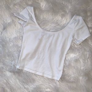 White Crop Top